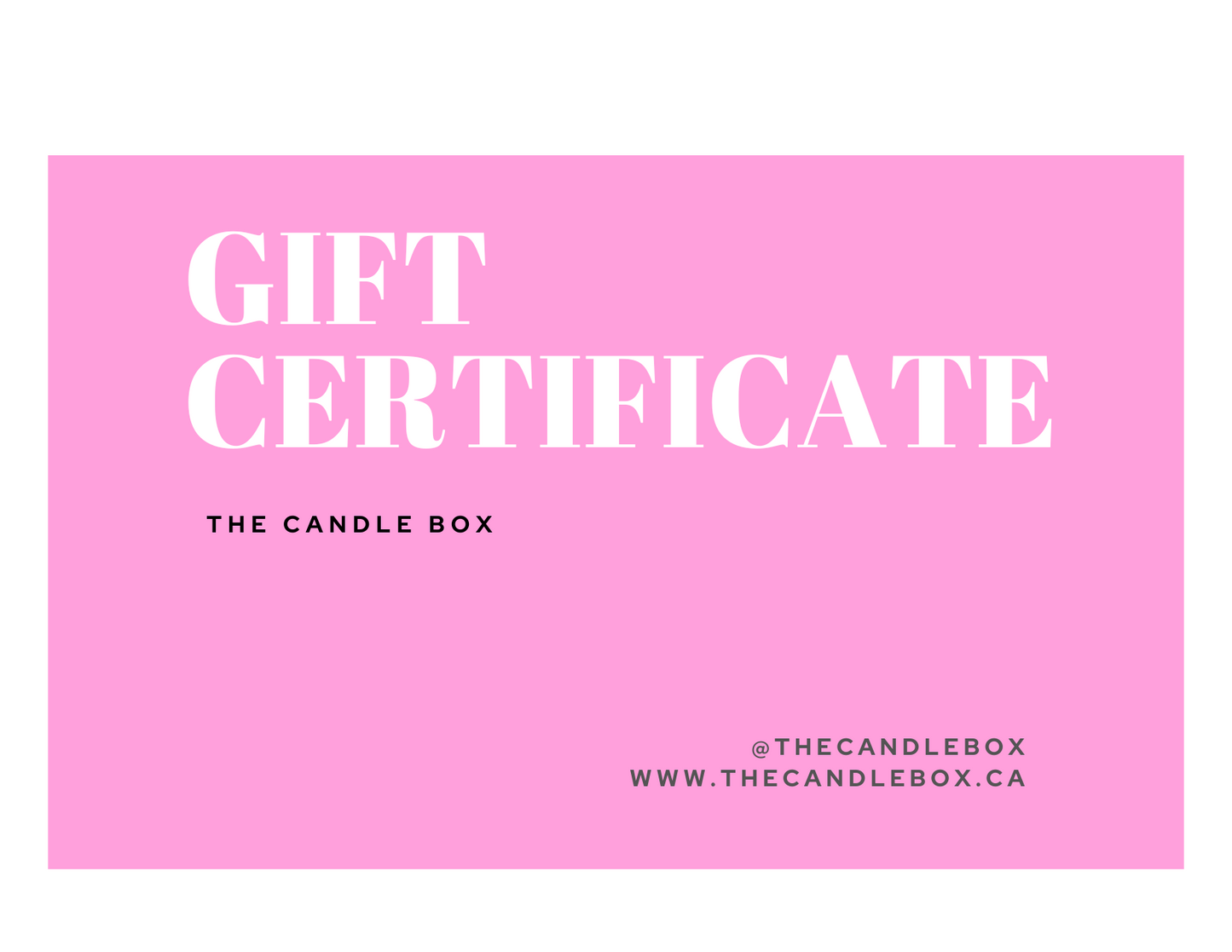 Gift Certificate